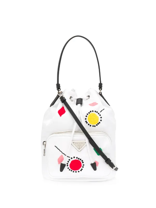 prada embroidered bag