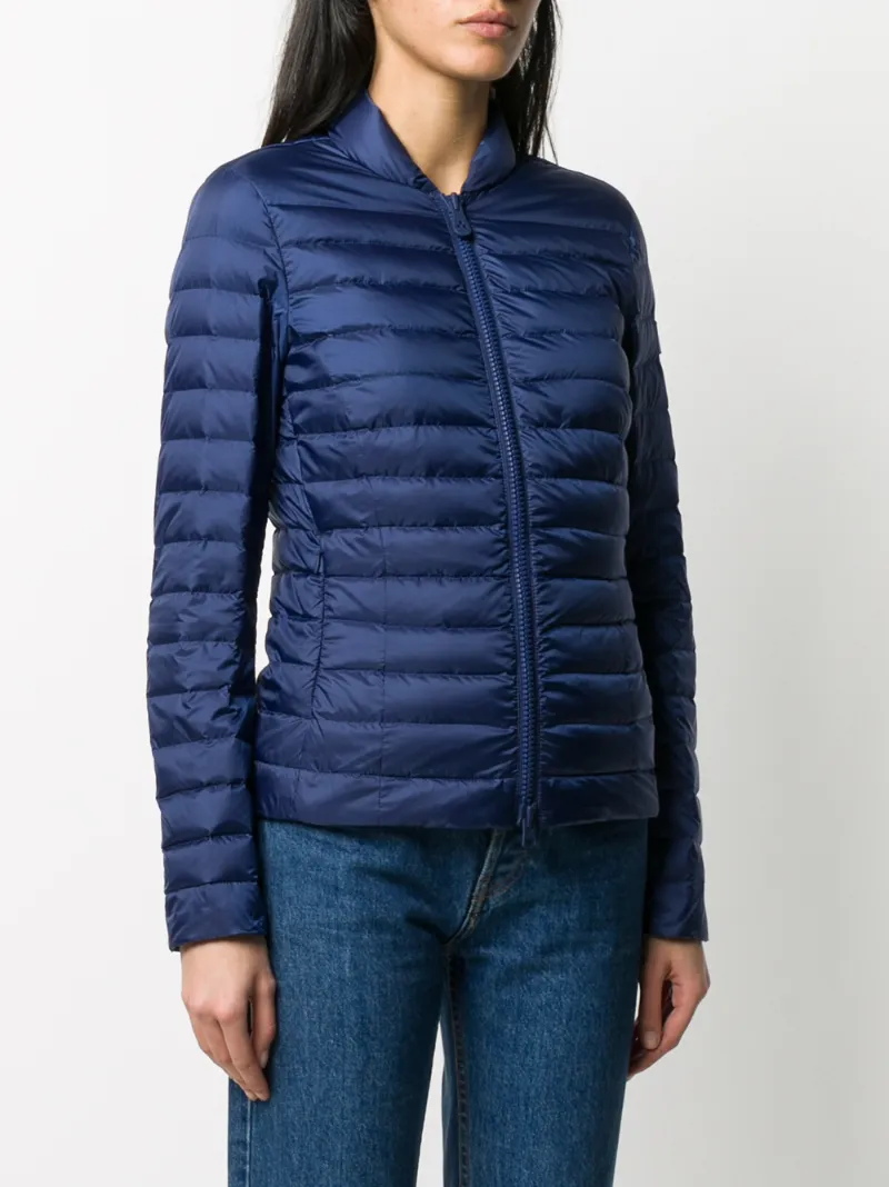 Peuterey Feather Down Bomber Jacket In Blue