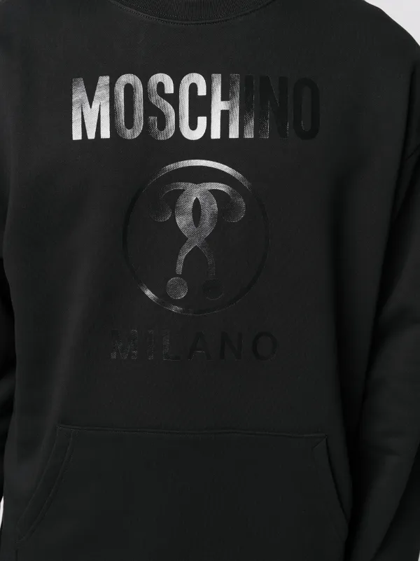 moschino question mark sweatshirt