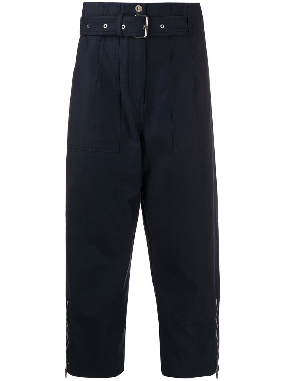 3.1 Phillip Lim / フィリップ リム Belted High-waisted Trousers In Blue