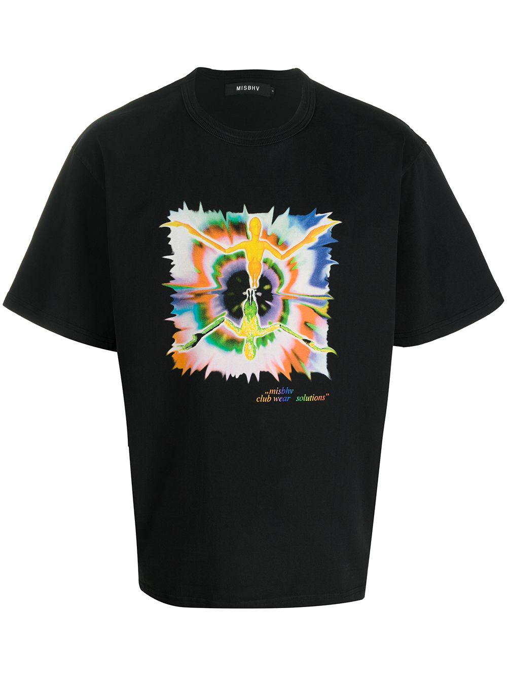 фото Misbhv short sleeve graphic tie-dye print t-shirt