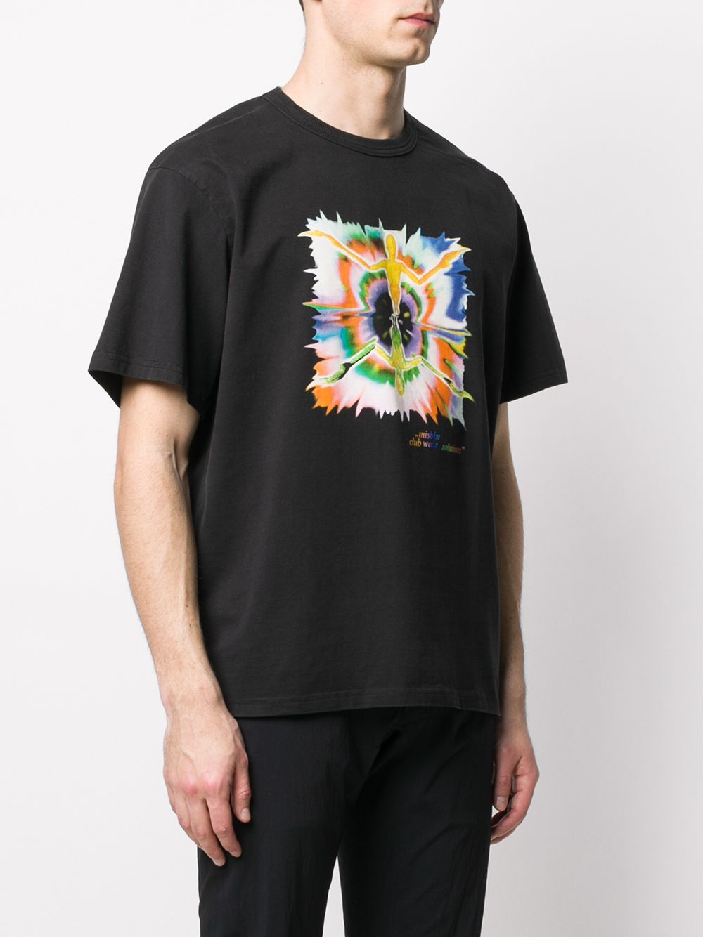 фото Misbhv short sleeve graphic tie-dye print t-shirt