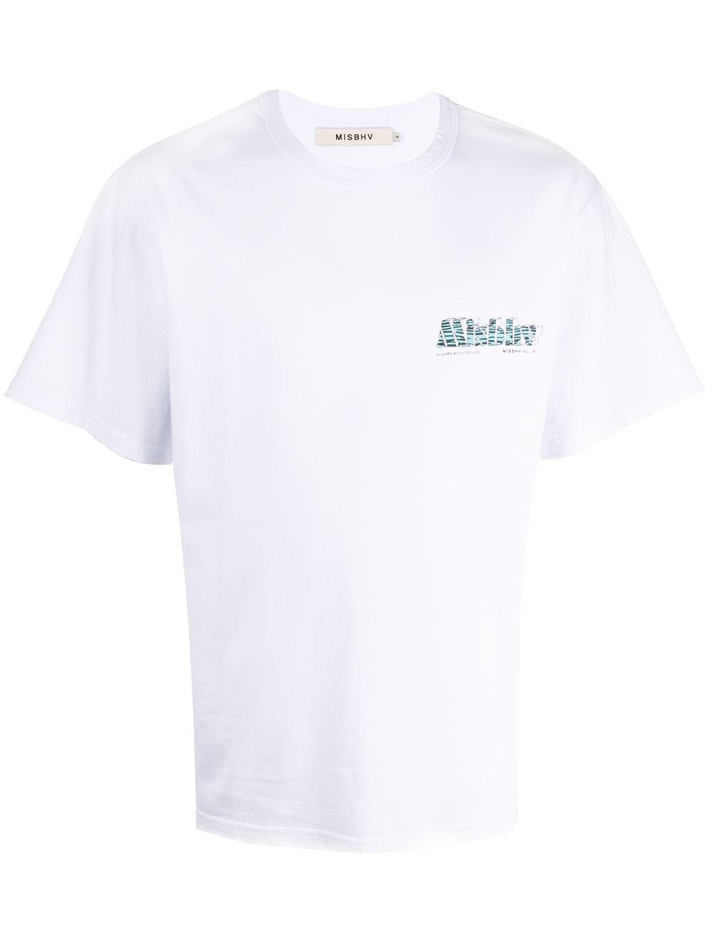 Misbhv Short Sleeve Contrast Logo T-shirt In White