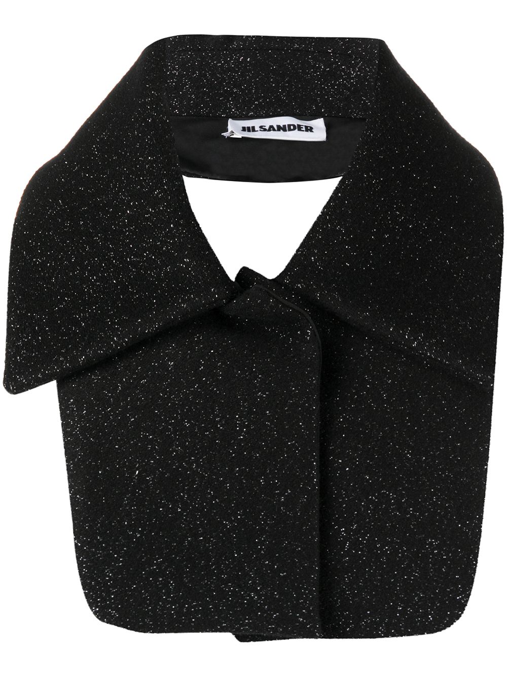 

Jil Sander Pre-Owned cuello removible 2016 - Negro