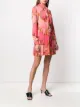 MSGM mixed-print shirt dress