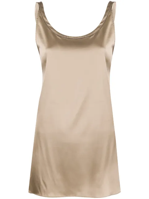 Brunello Cucinelli asymmetric metallic top