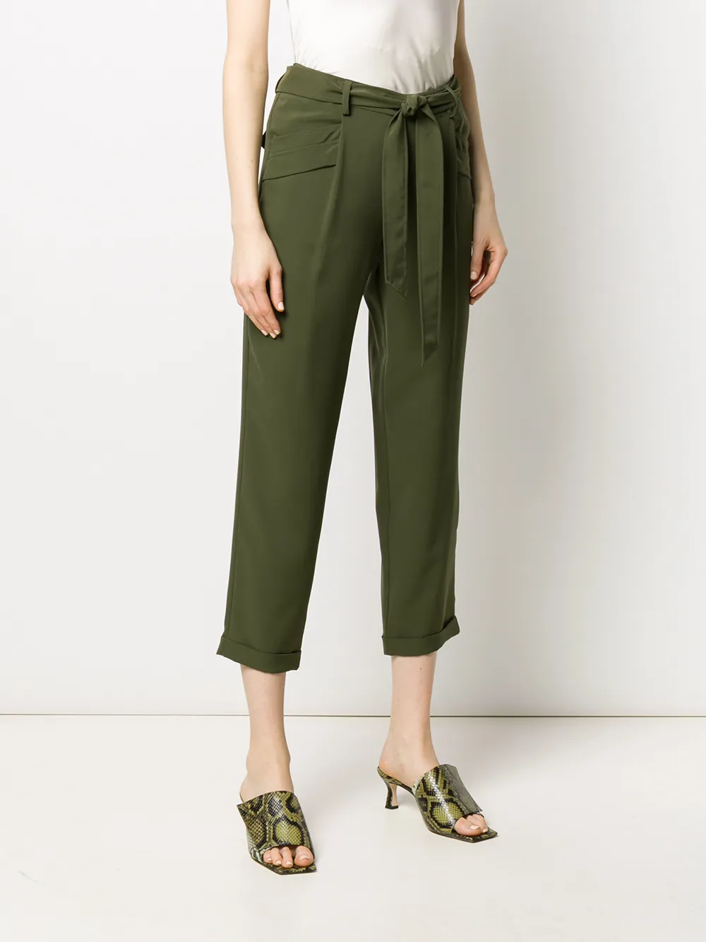 LIU JO Cropped broek Groen