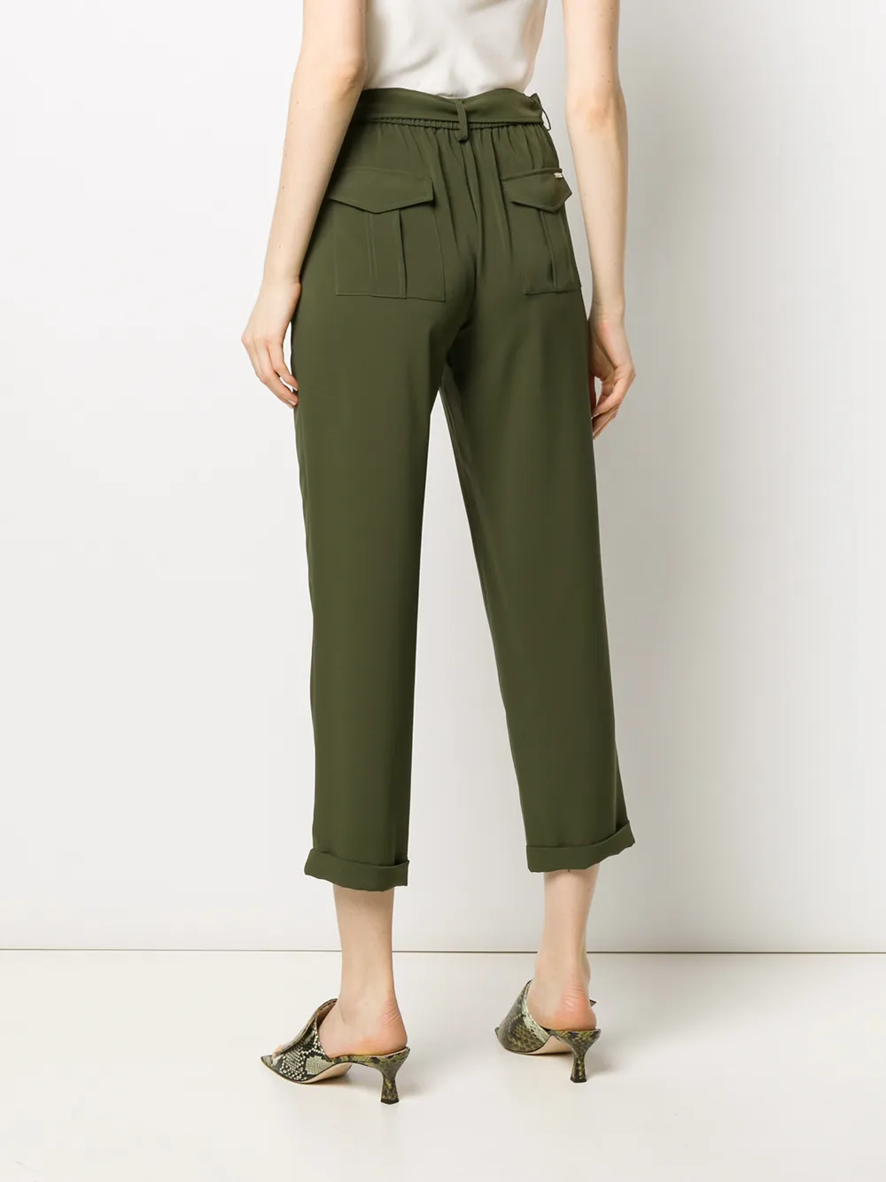 LIU JO Cropped broek Groen