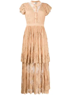 lace-embroidered maxi dress by LIU JO, available on farfetch.com for £263 Priyanka Chopra Dress SIMILAR PRODUCT