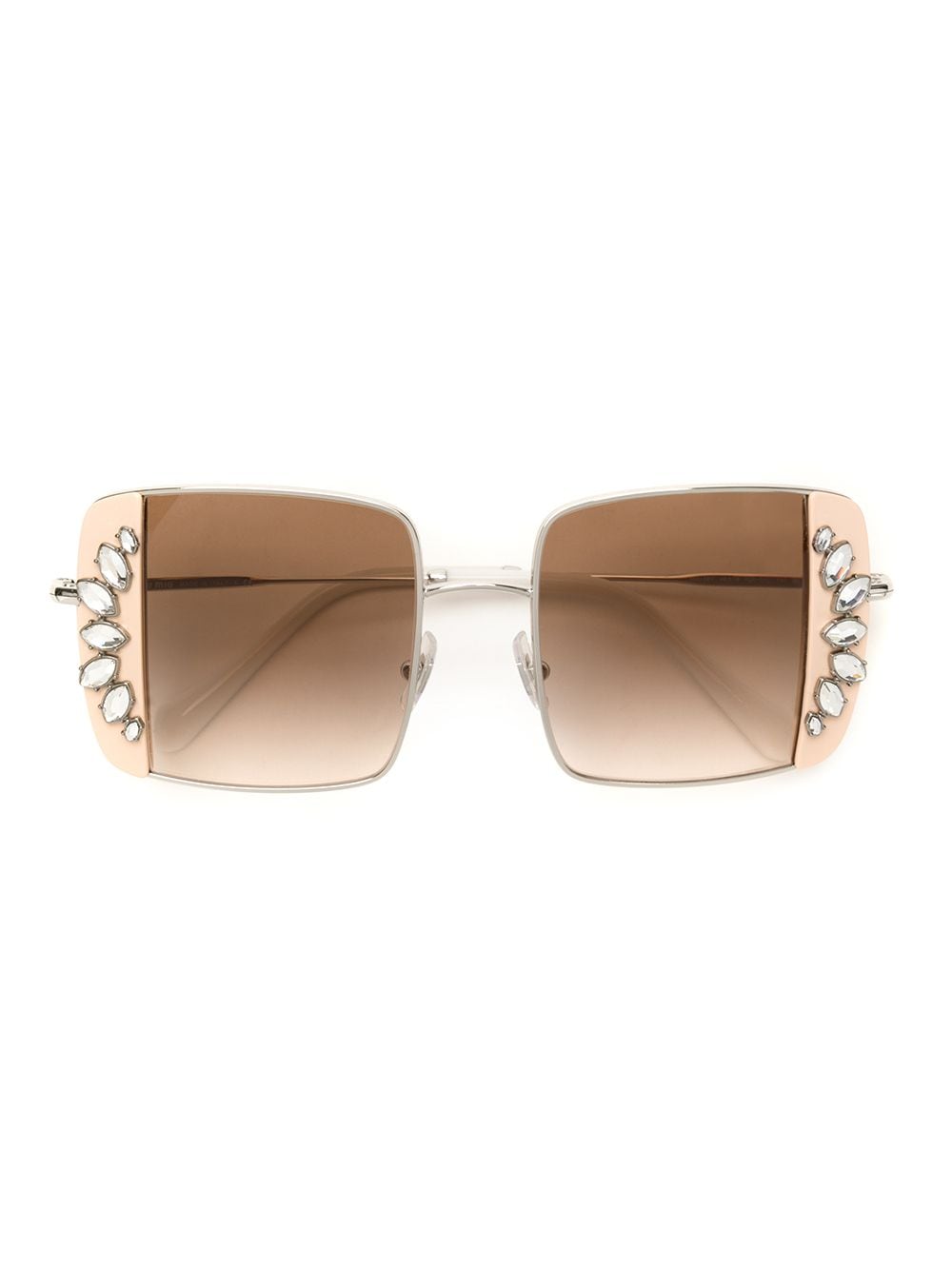 фото Miu miu eyewear солнцезащитные очки с кристаллами