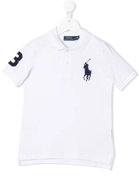 POLO RALPH LAUREN KIDS embroidered logo polo shirt