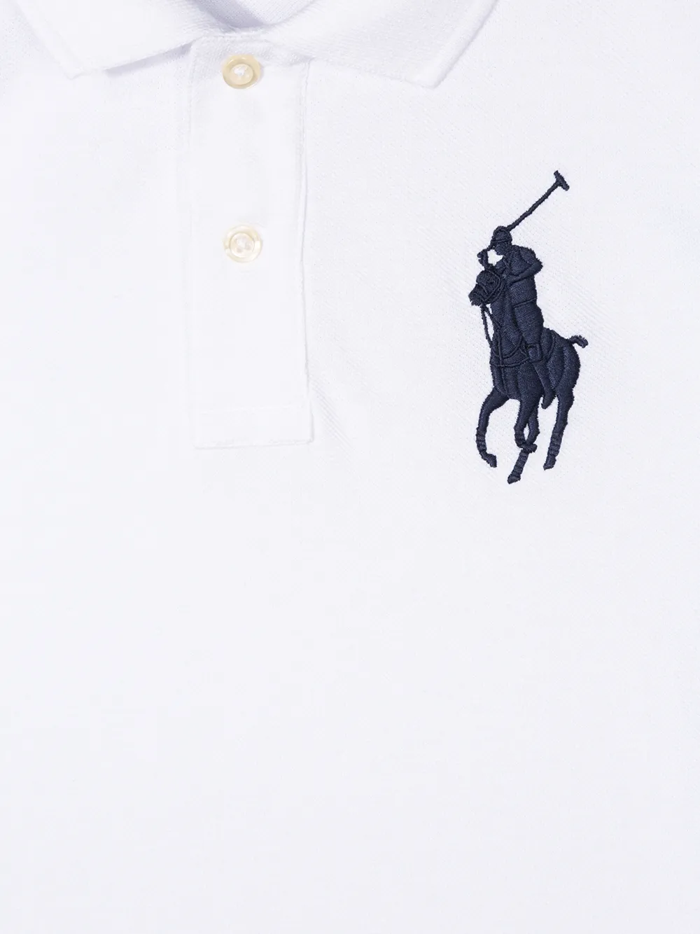 POLO RALPH LAUREN KIDS Poloshirt met geborduurd logo Wit