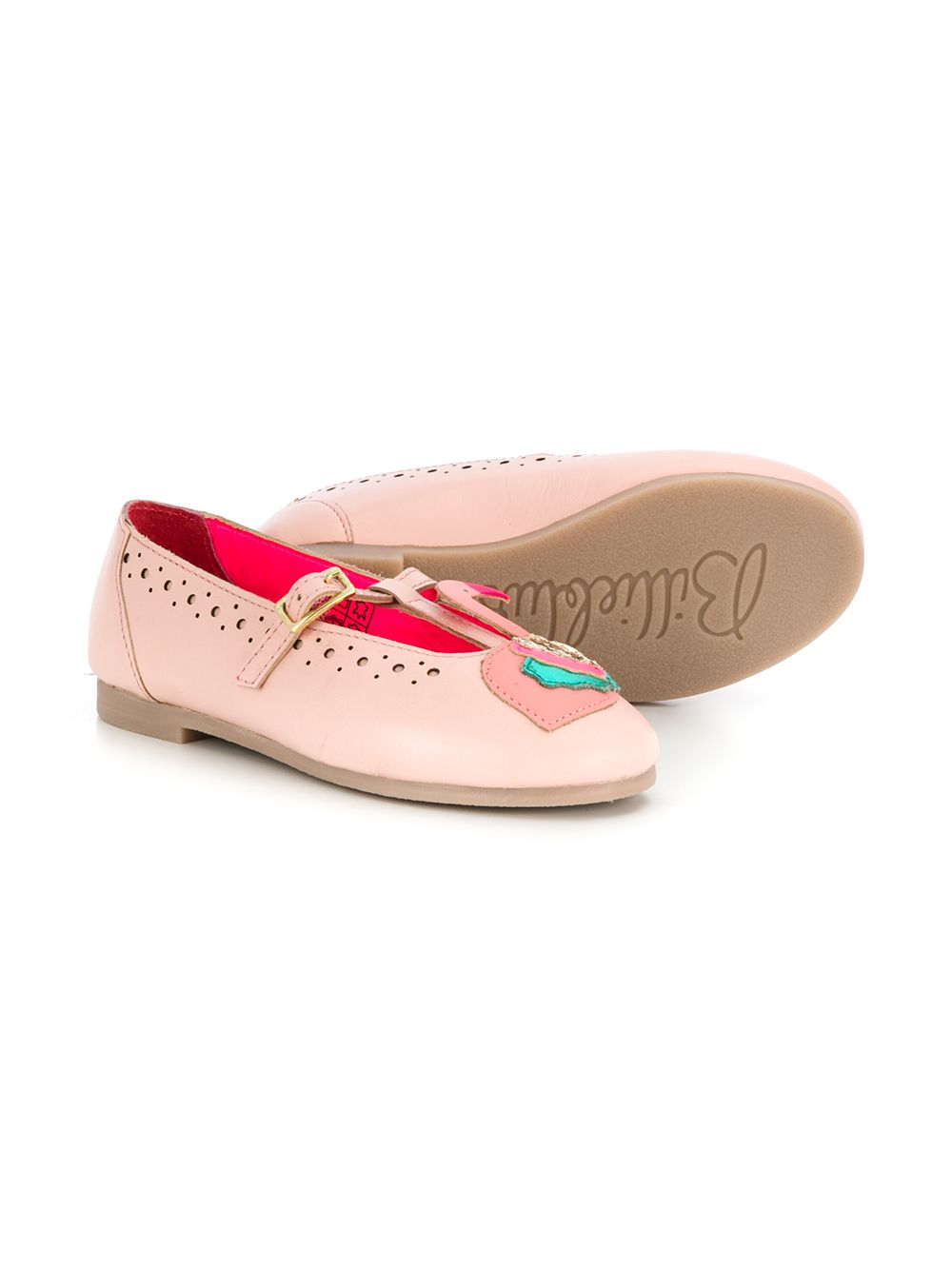 фото Billieblush 15mm flamingo ballerinas