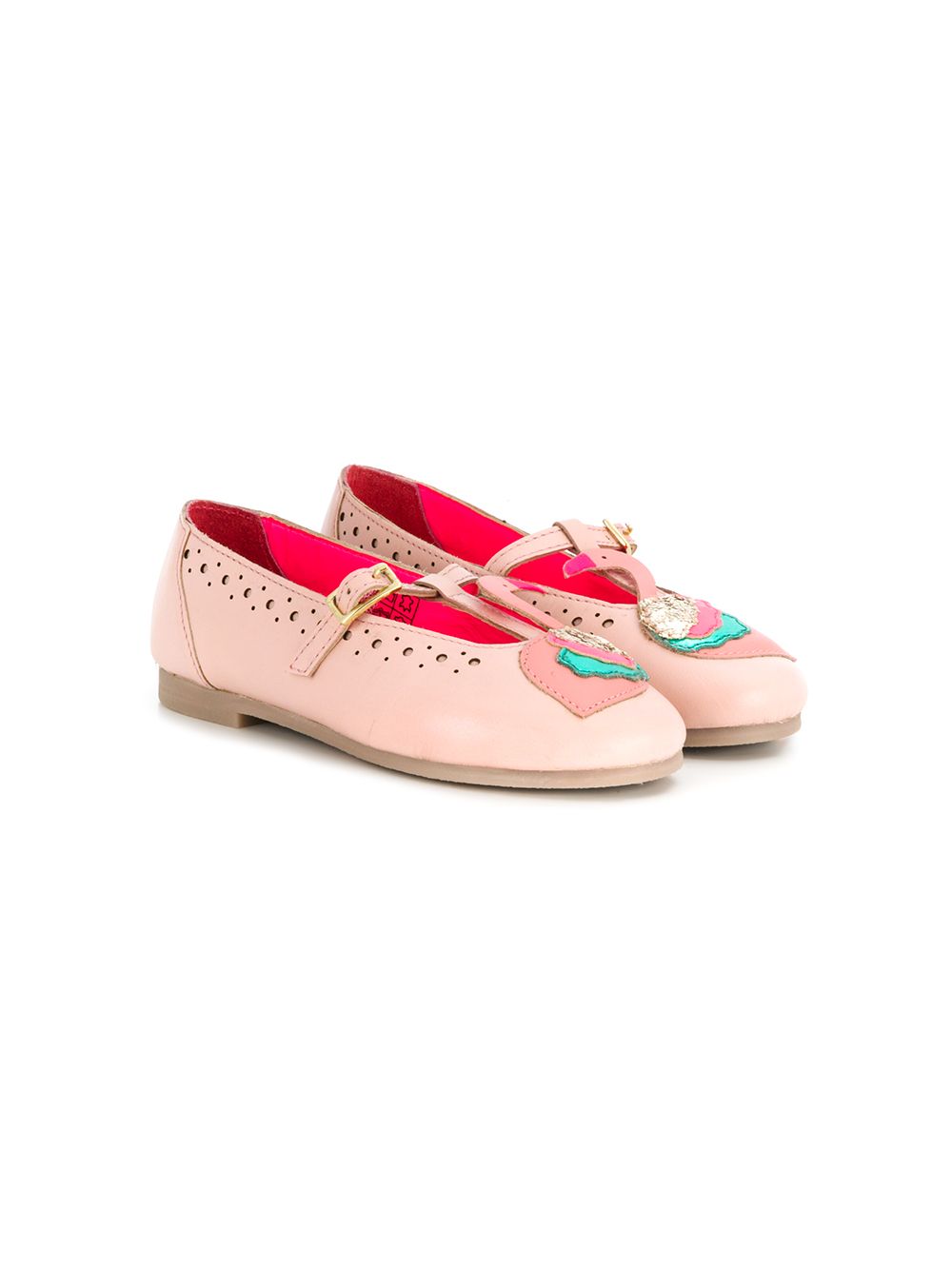 фото Billieblush 15mm flamingo ballerinas