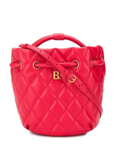 Balenciaga حقيبة دلو مبطنة صغيرة