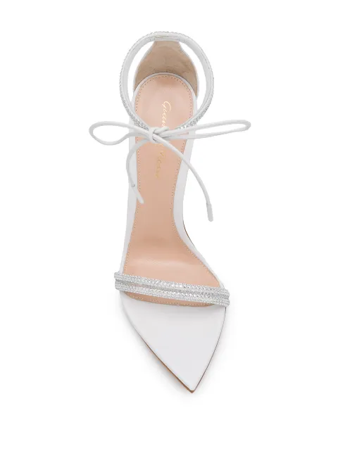 Gianvito Rossi Montecarlo crystal-embellished Sandals - Farfetch