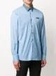 Prada triangle patch shirt