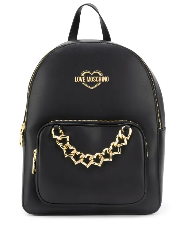gold chain backpack