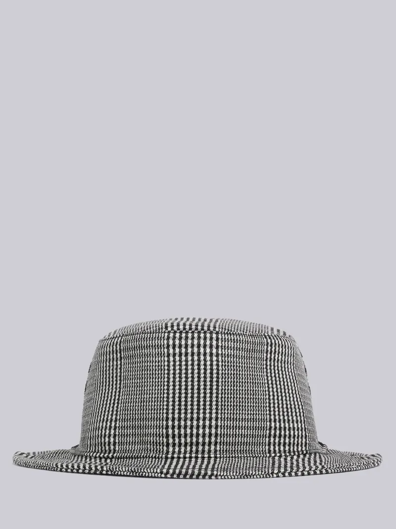 Black and White Cavalry Twill Wool 