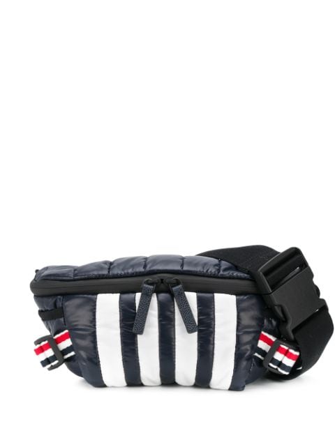 Thom Browne 4-Bar quilted ripstop belt bag