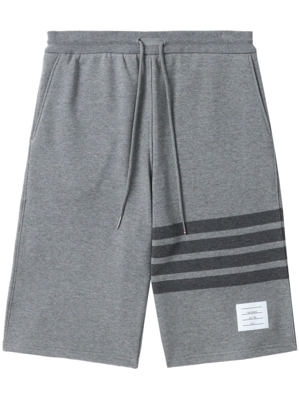 Thom Browne cotton striped track shorts - Grey