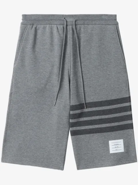 Thom Browne cotton striped track shorts