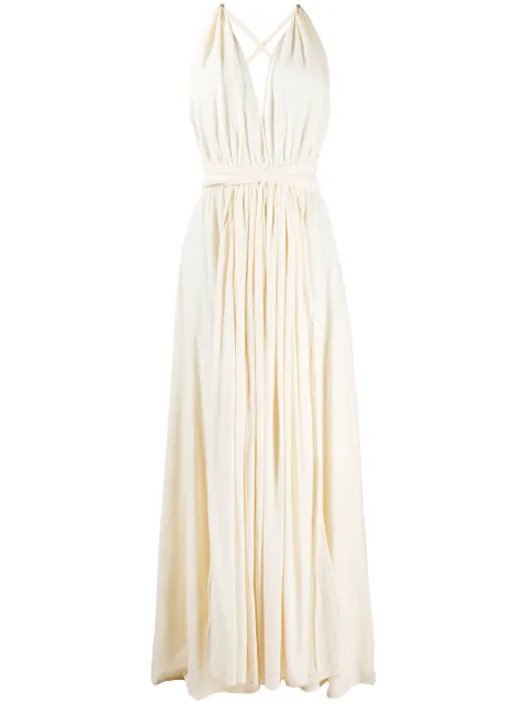 Caravana vestido con cuello en V Hera