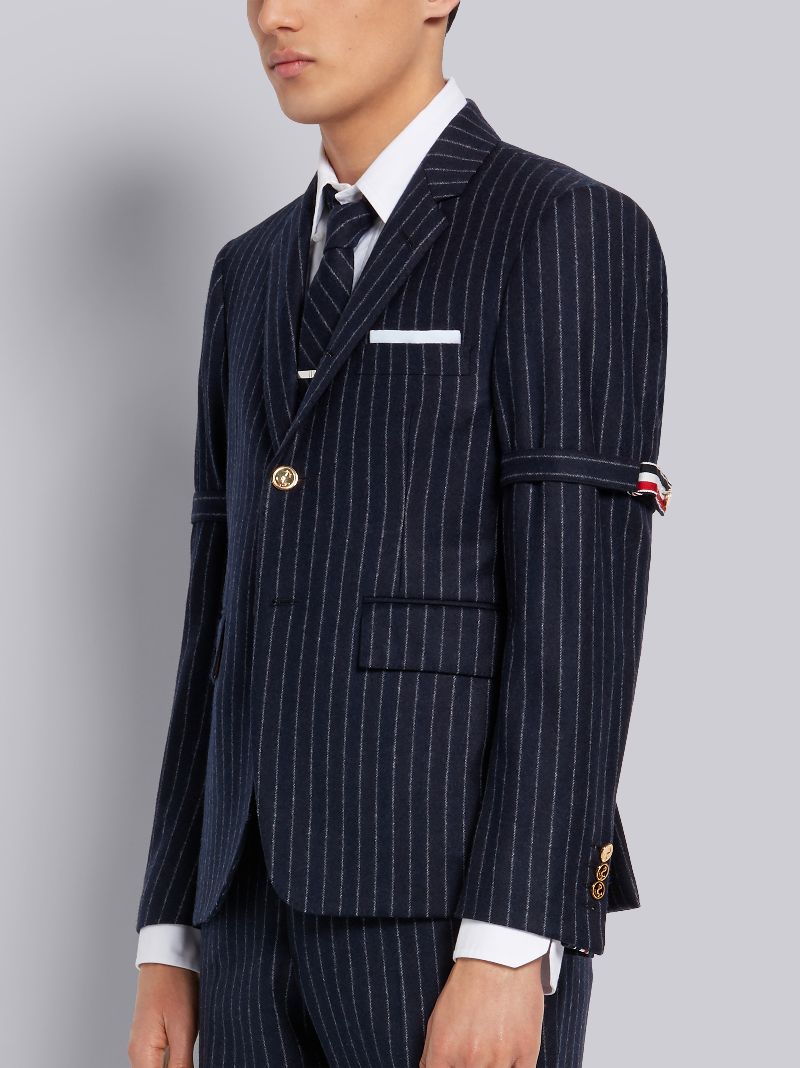 chalk stripe blazer