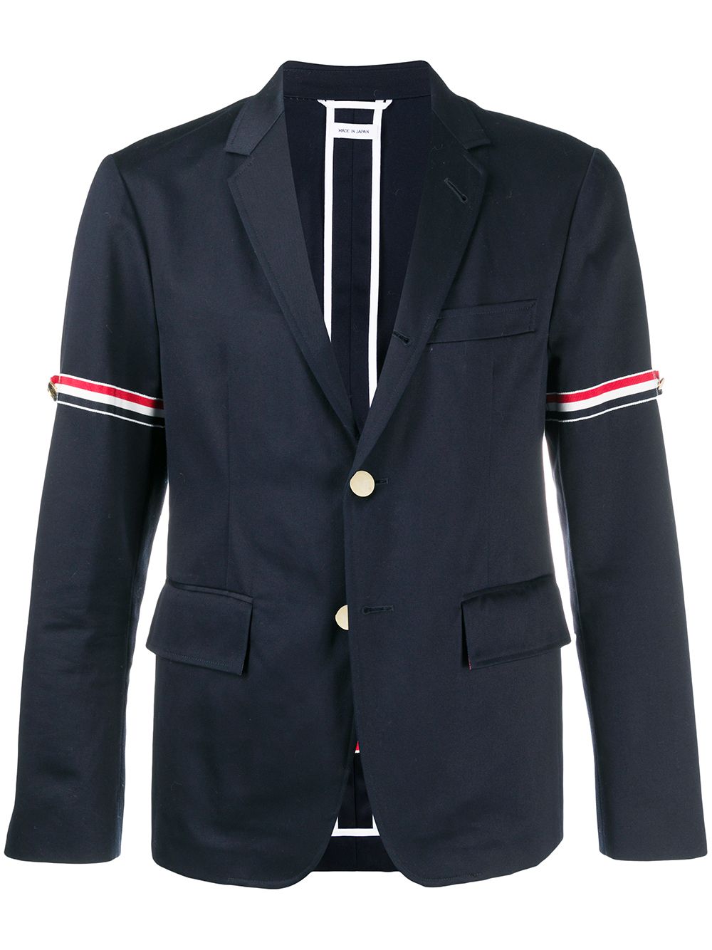 Image 1 of Thom Browne unconstructed grosgrain armband sport coat