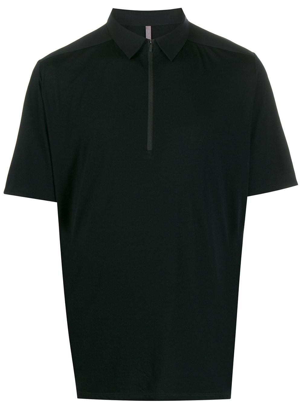 Arc'teryx Zipped Collar Polo Shirt In Black