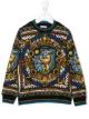 الصورة 1 من Dolce & Gabbana Kids سويت شيرت بطبعة زجاج ملون