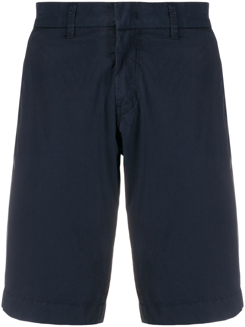 Shop Fay Straight Bermuda Shorts In Blue