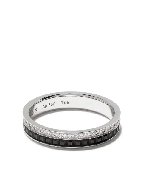 Boucheron 18kt white gold Quatre Black Edition black PVD diamond wedding band
