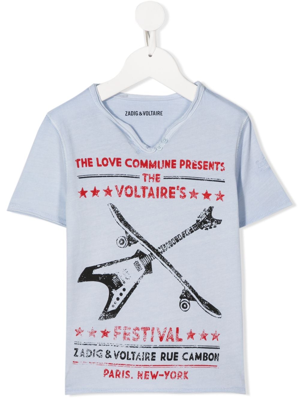 фото Zadig & voltaire kids graphic print t-shirt