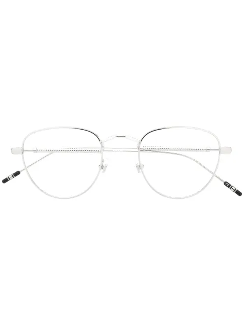 Montblanc - polished round-frame glasses