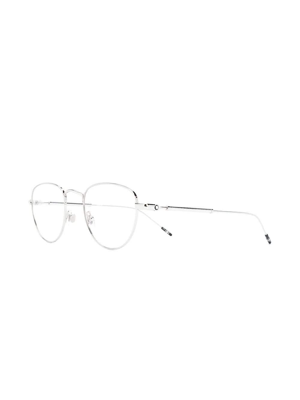 Montblanc Bril met rond montuur - Zilver