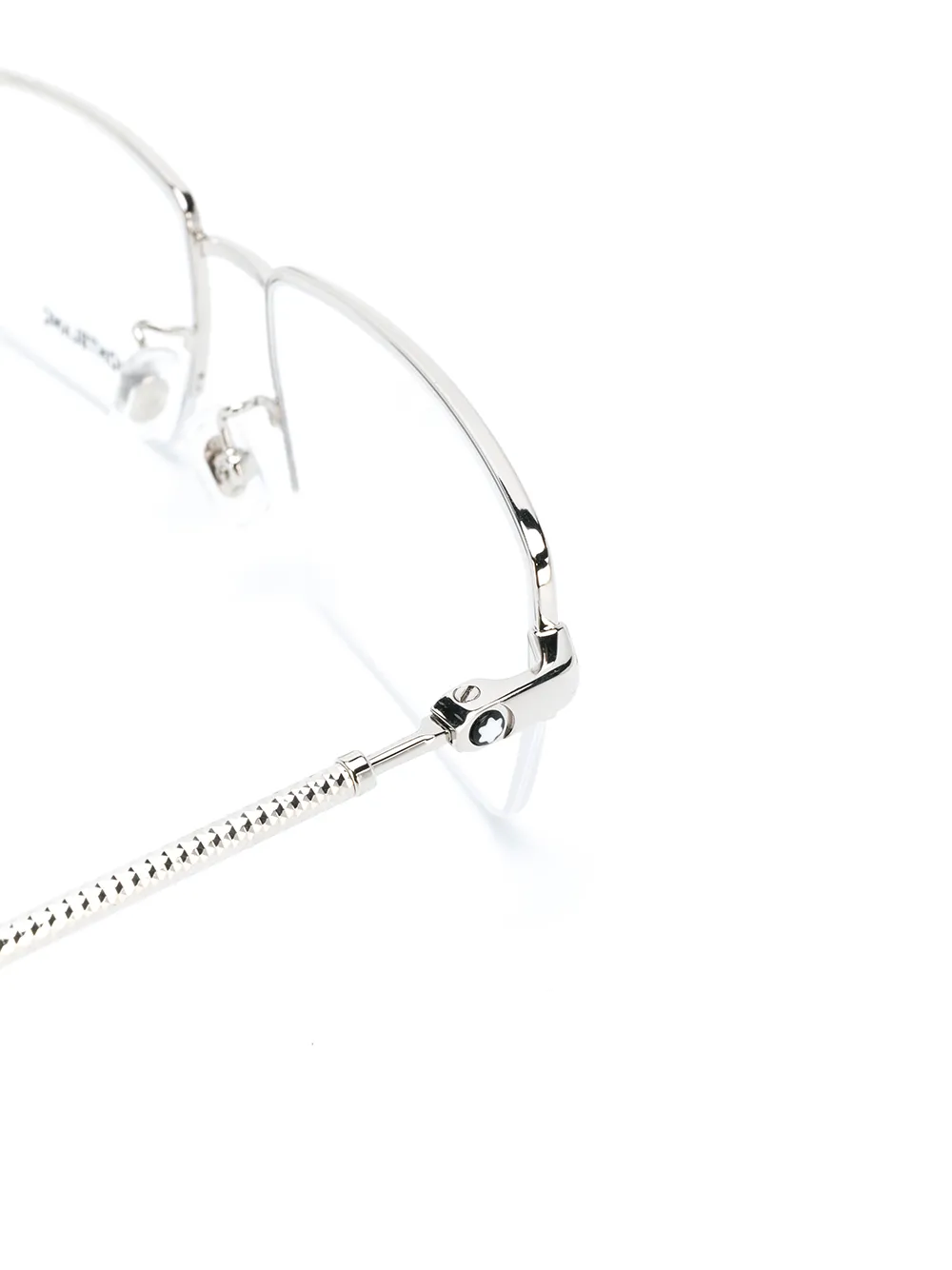  Montblanc Brille Mit Glanz Finish   Silber 