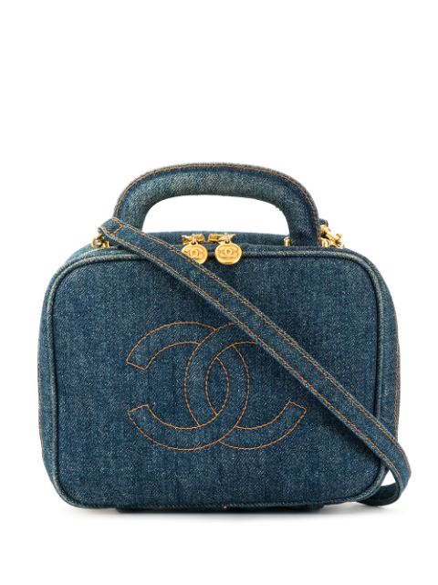 CHANEL 1997's CC stitch vanity shoulder bag Women