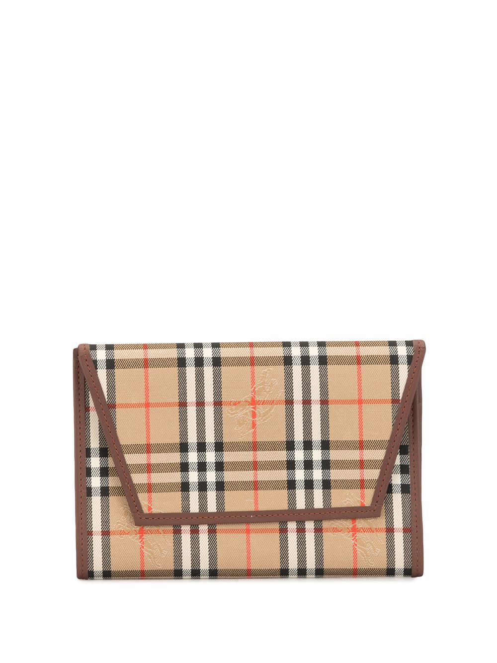 фото Burberry pre-owned обложка для блокнота в клетку vintage check