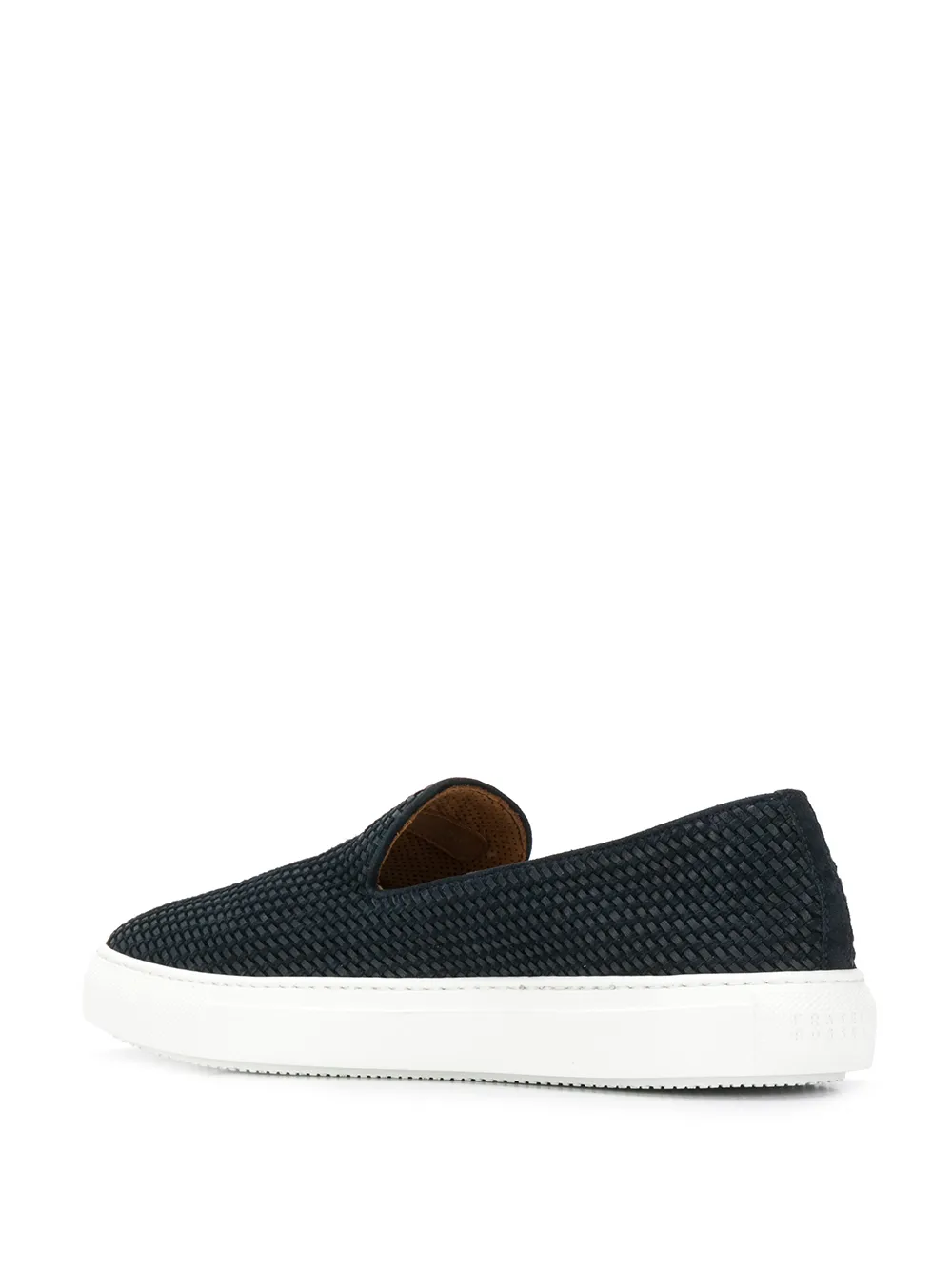 Fratelli Rossetti woven leather loafers Blue