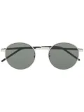 Saint Laurent Eyewear round aviator sunglasses - Silver