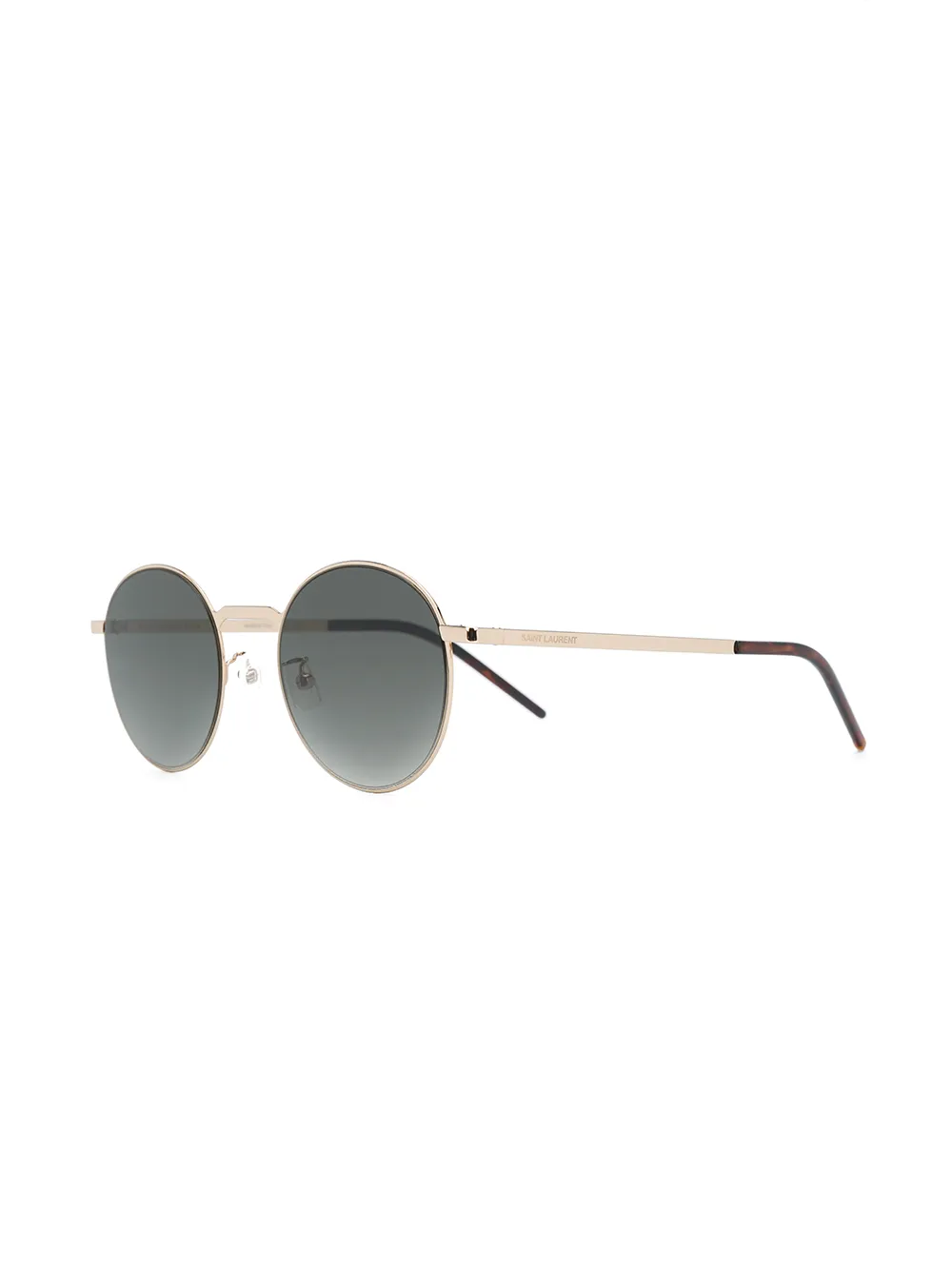 Saint Laurent Eyewear zonnebril met rond montuur - Goud