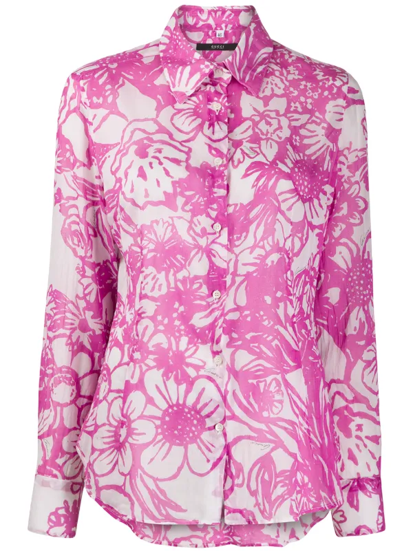 Camicia fiori Abbigliamento per Donna di Gucci | FASHIOLA.it