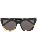 Saint Laurent Eyewear cat eye sunglasses - Black