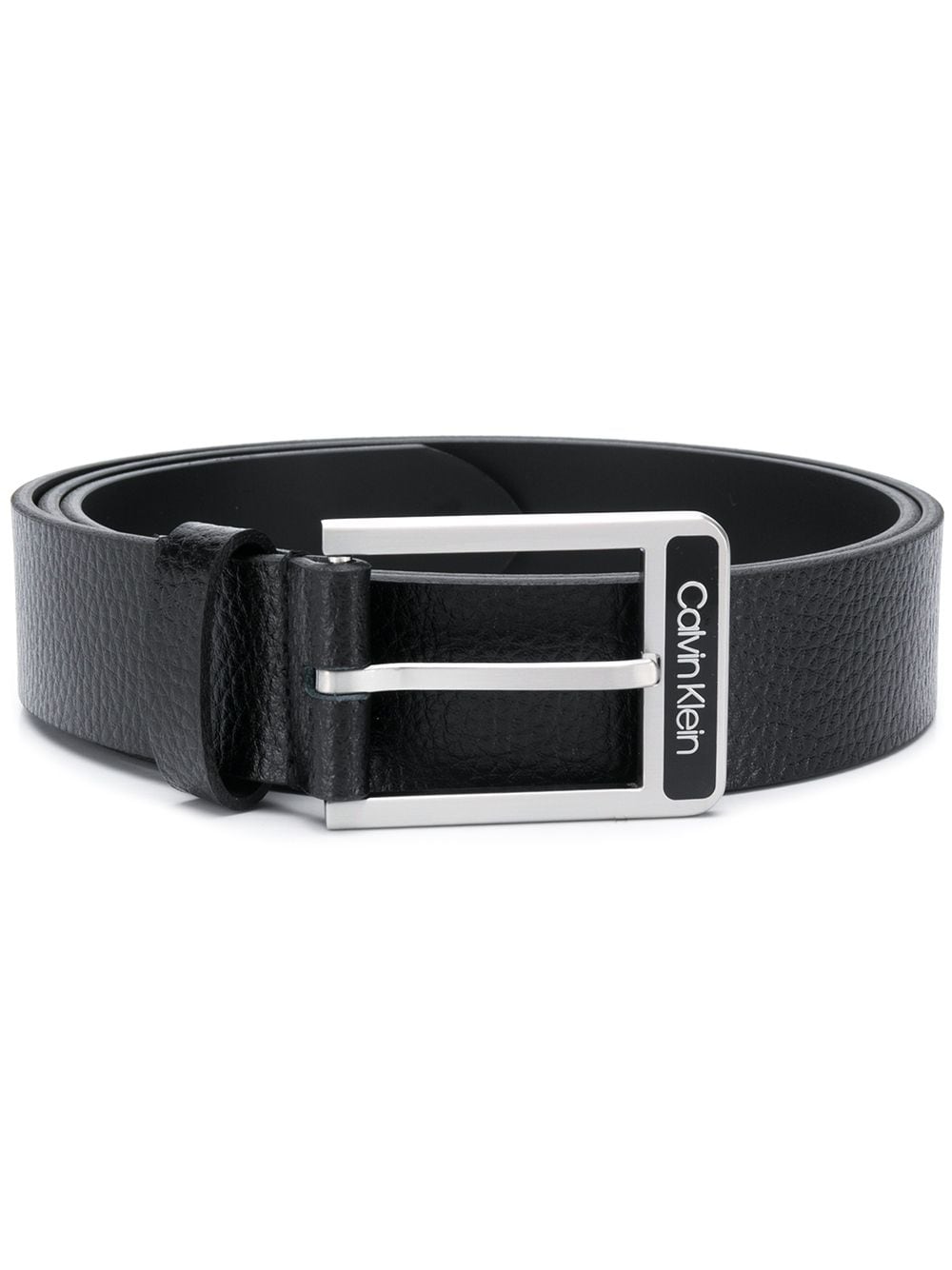 Calvin Klein Classic Buckle Belt In Black | ModeSens