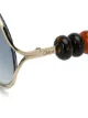 Chloé Eyewear نظارة بإطار مستدير مزينة بخرز