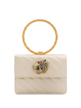 Gucci 虎头标牌迷你手提包 Farfetch