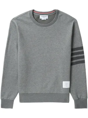 Jil Sander Logo Cotton Sweatshirt | Grey | FARFETCH