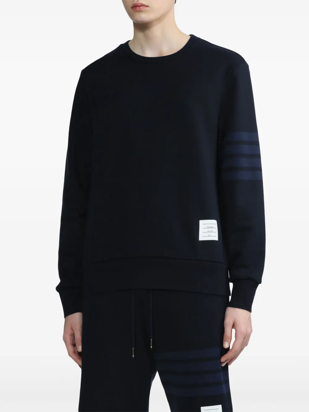  Thom Browne Sweatshirt Mit Lockerem Schnitt   Blau 