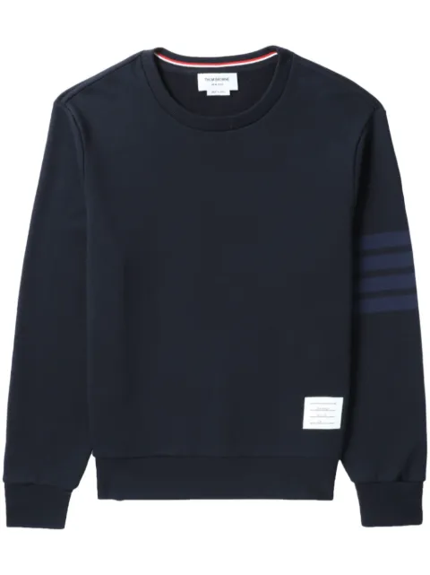 Thom Browne 4-Bar stripe cotton sweatshirt